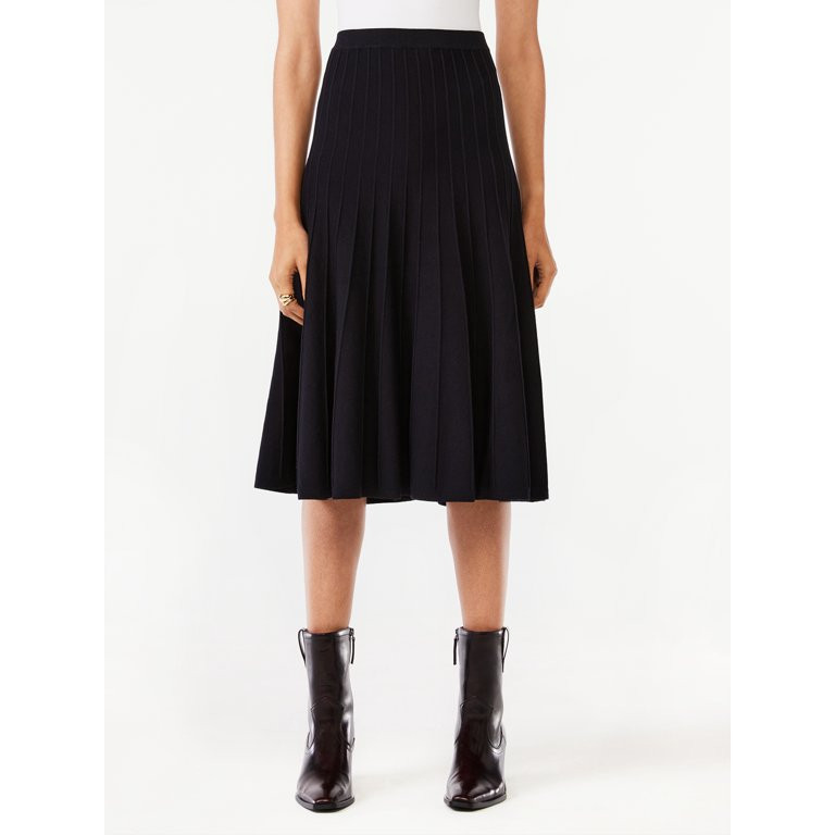 Scoop Women's Knit Midi Skirt | Walmart (US)