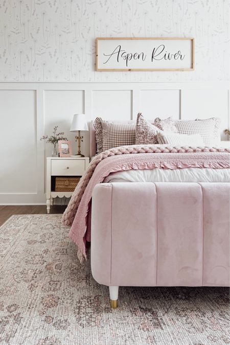 I love Aspen's room so much - I never thought an almost all pink room would become one of my favorites!

Home  Home decor  Home favorites  Walmart home  Bedding  Bed frame  Kids room  Toddler room  Little girls room  Pink room  

#LTKhome #LTKSeasonal