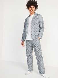 Poplin Pajama Set for Men | Old Navy (US)