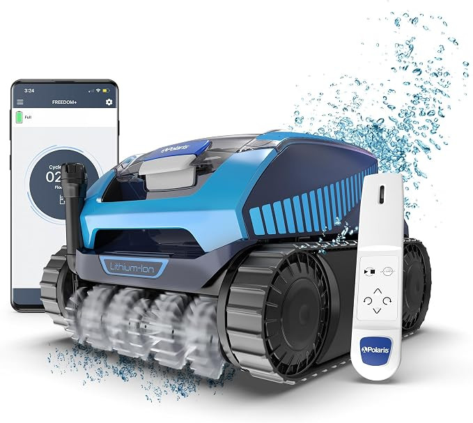 Polaris Freedom Plus Cordless Robotic Pool Cleaner for In-Ground Pools up to 50 ft, Outdoor Charg... | Amazon (US)