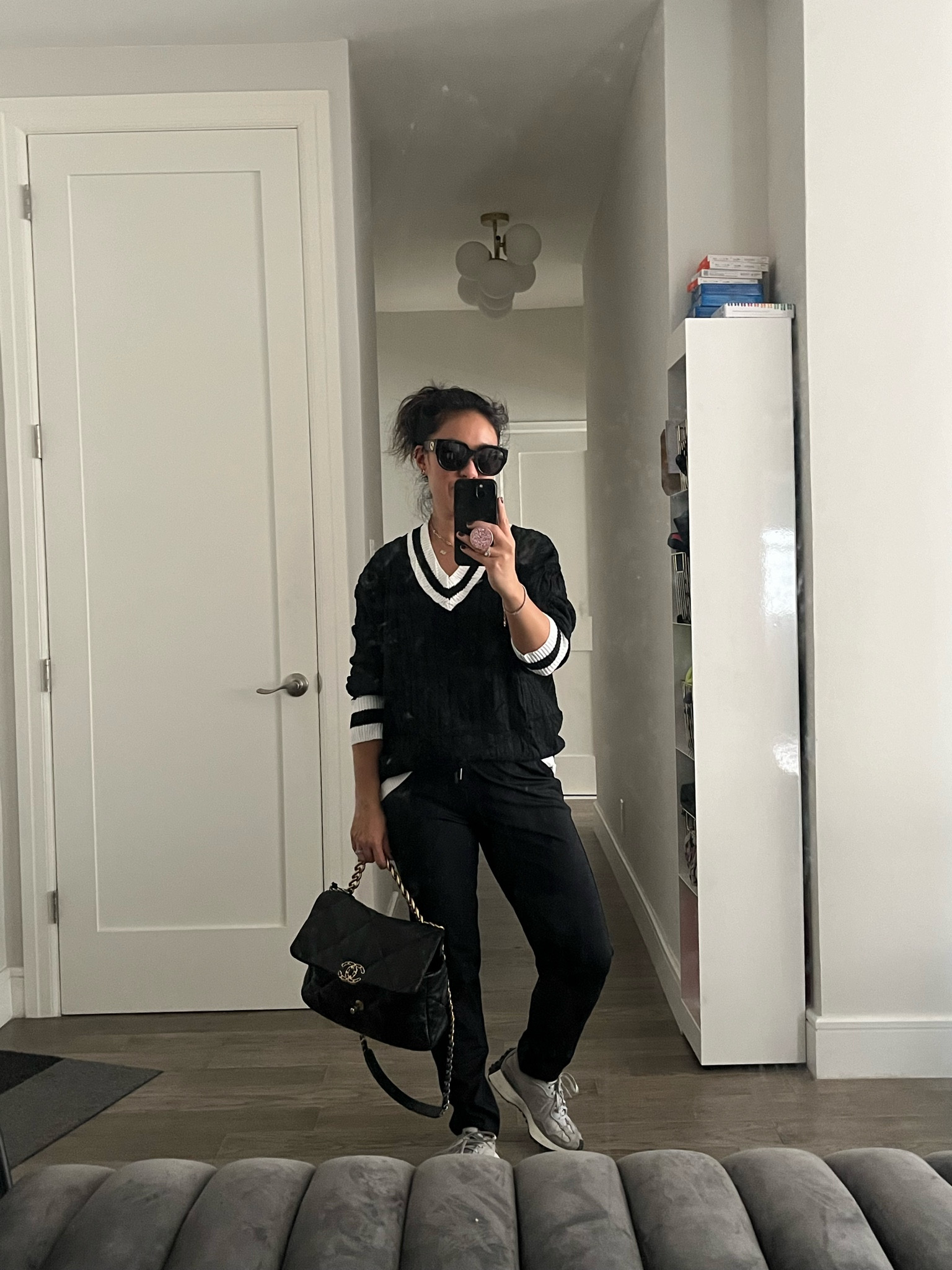 Black sweater. Amazon fashion. Amazon find. Small in the sweater. Xs in the pants.

#LTKtravel #LTKxMadewell #LTKitbag