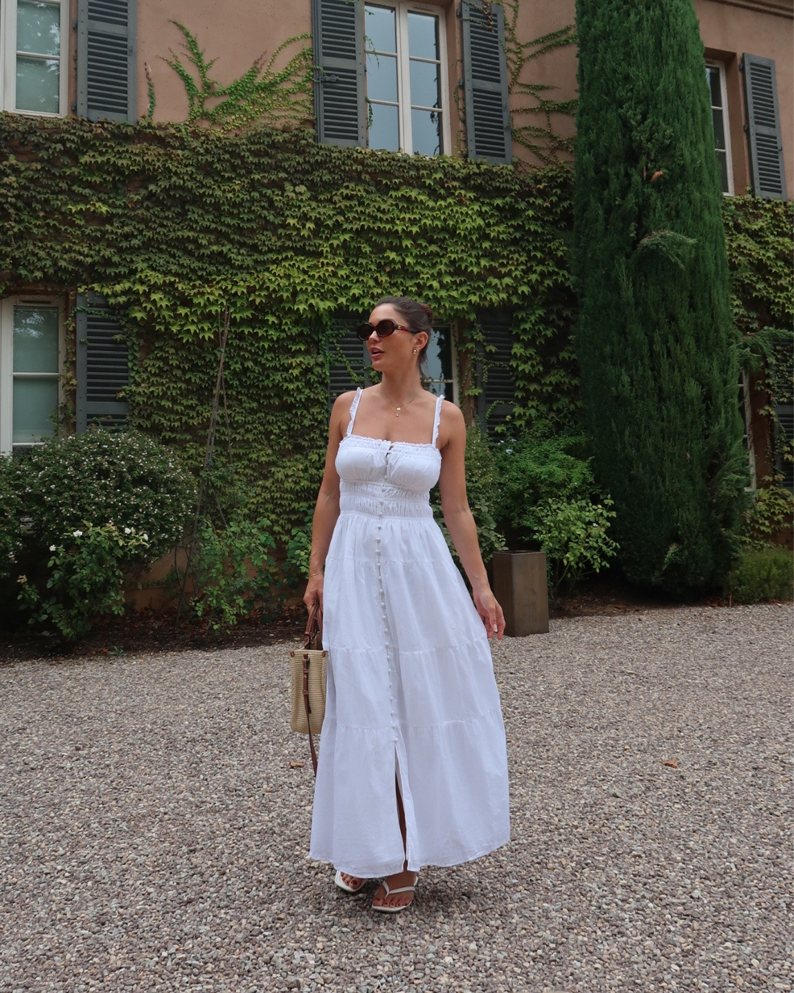 The perfect white bra free maxi, I wear an xs @abercrombie #whitedress #maxidress #whotemaxidress #abercrombie

#LTKuk #LTKdresses #LTKeurope