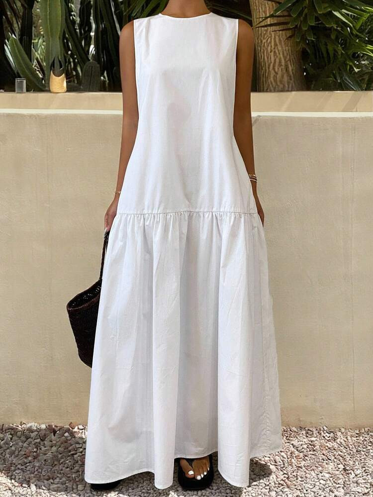 $27.80 -32% $40.79 Last 2 days Last 2 days   Save $1.39 off this item after joining. Livesso Women's Casual Solid Color Sleeveless Long Dress, Summer 4.82 (58) #1 Bestseller in Elegant Super Long Dresses for Women  Size US 0 (S) 2 (M) 4 (L)  May Sell Out Tomorrow! Shoulder:12.6 inBust:36.2 inWaist Size:39 inLength:51.6 in Check My Size  Size Guide Not your size? Tell us More Options Long  | SHEIN