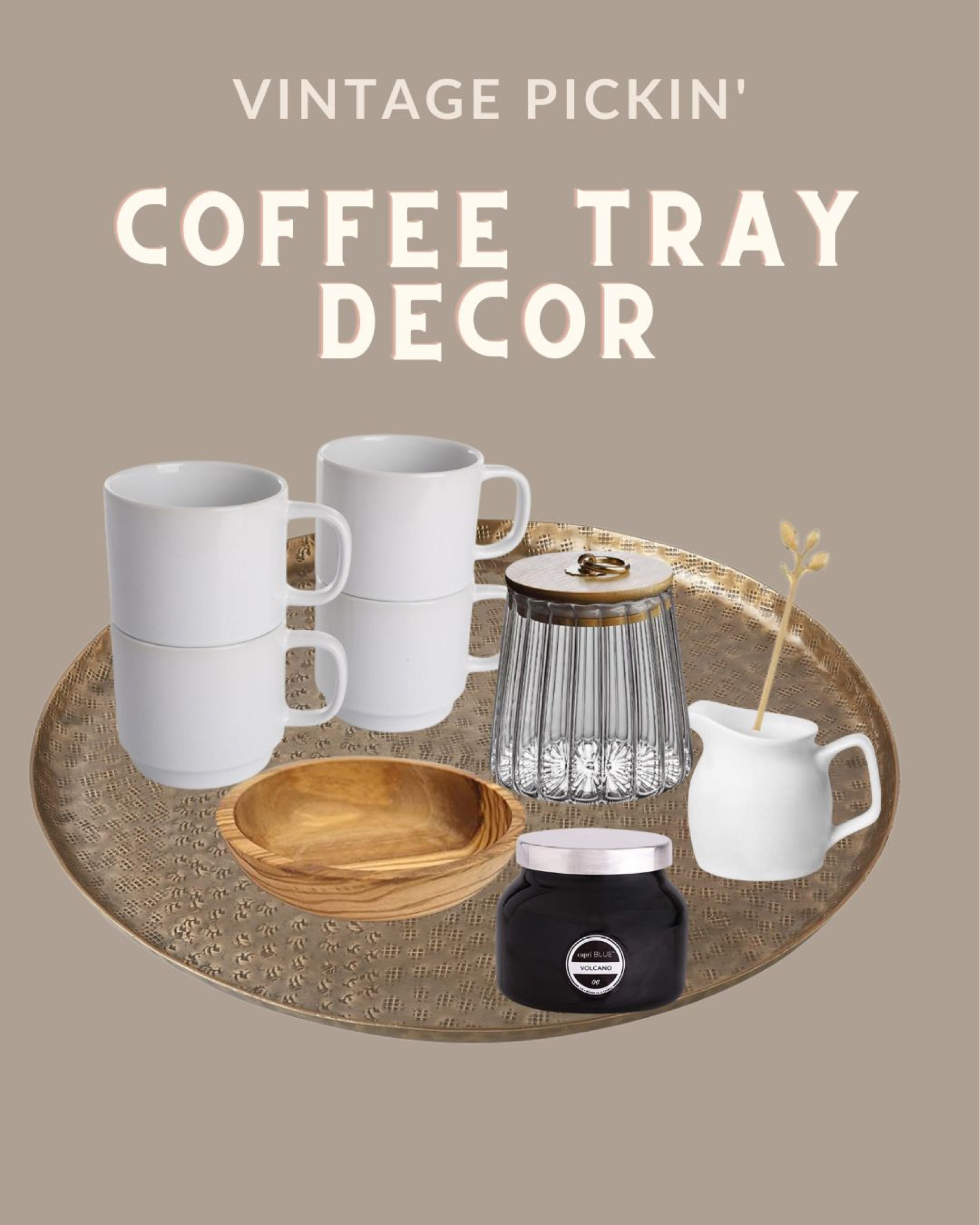 Coffee tray decor ideas! 

#LTKhome