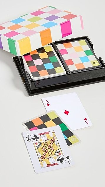 Checkerboard Lacquer Card Set | Shopbop