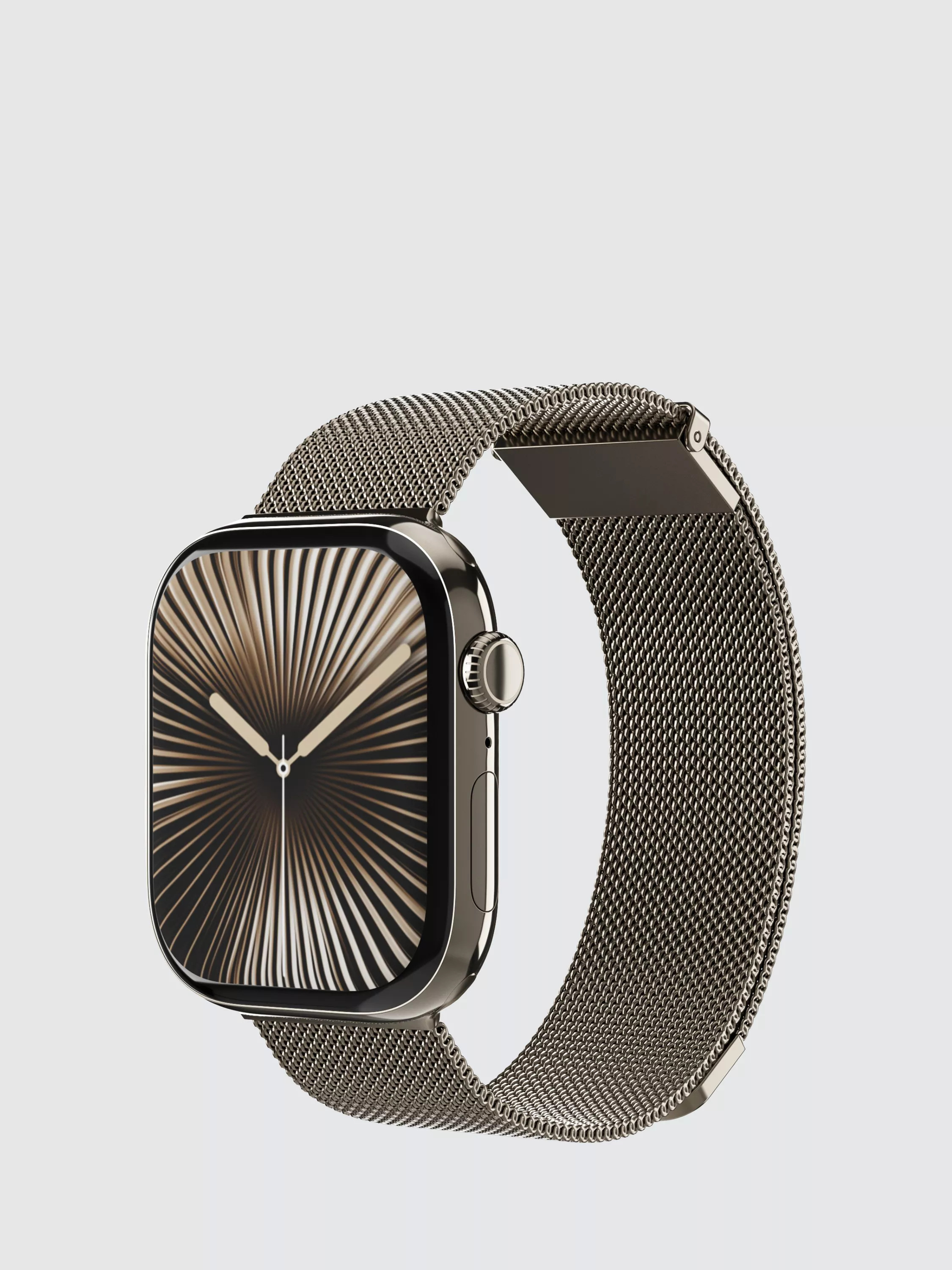 Vonmählen Milanese Loop 2 for Apple Watch 44mm/45mm/46mm/49mm, Desert Sand | John Lewis (UK)