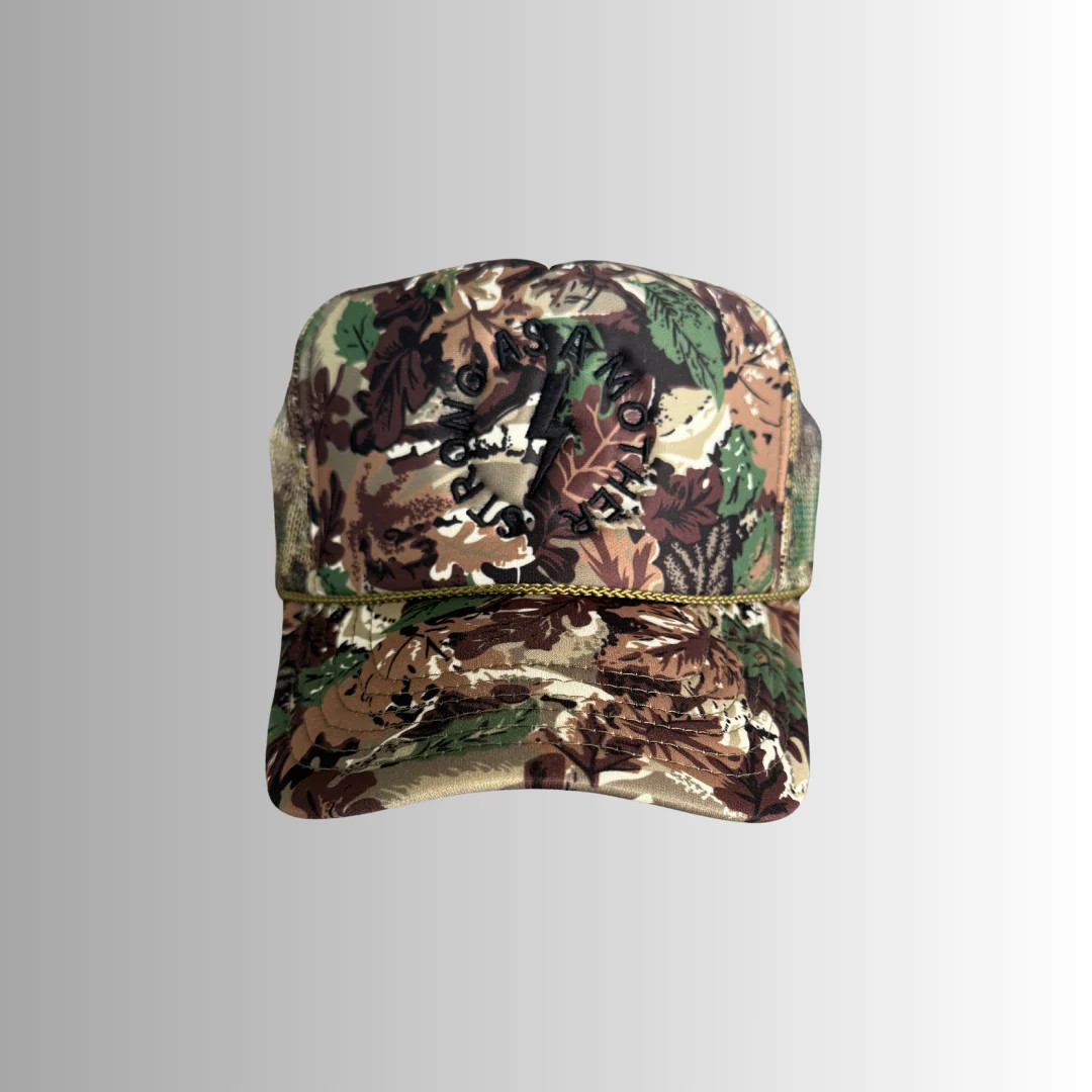 Strong as a mother® Embroidered Trucker Hat - Tree Camo | Mother Hats
