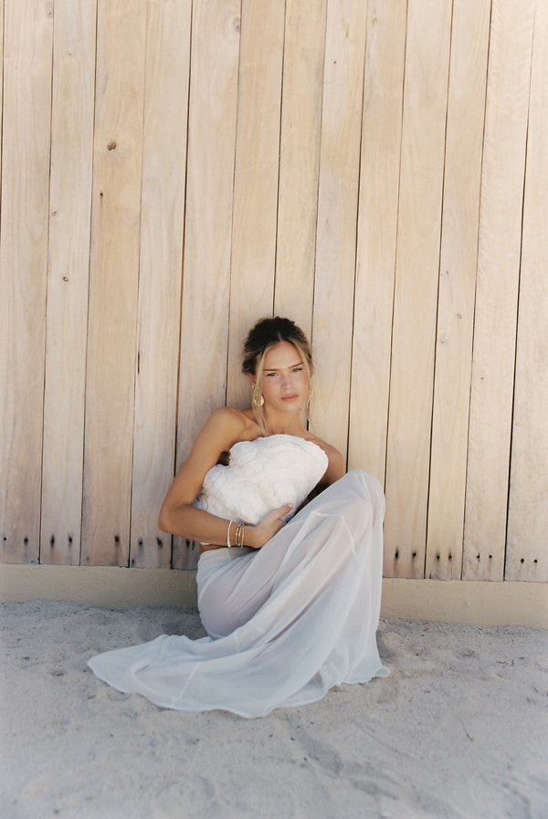 Hanna Skirt Ivory | Kat the Label US