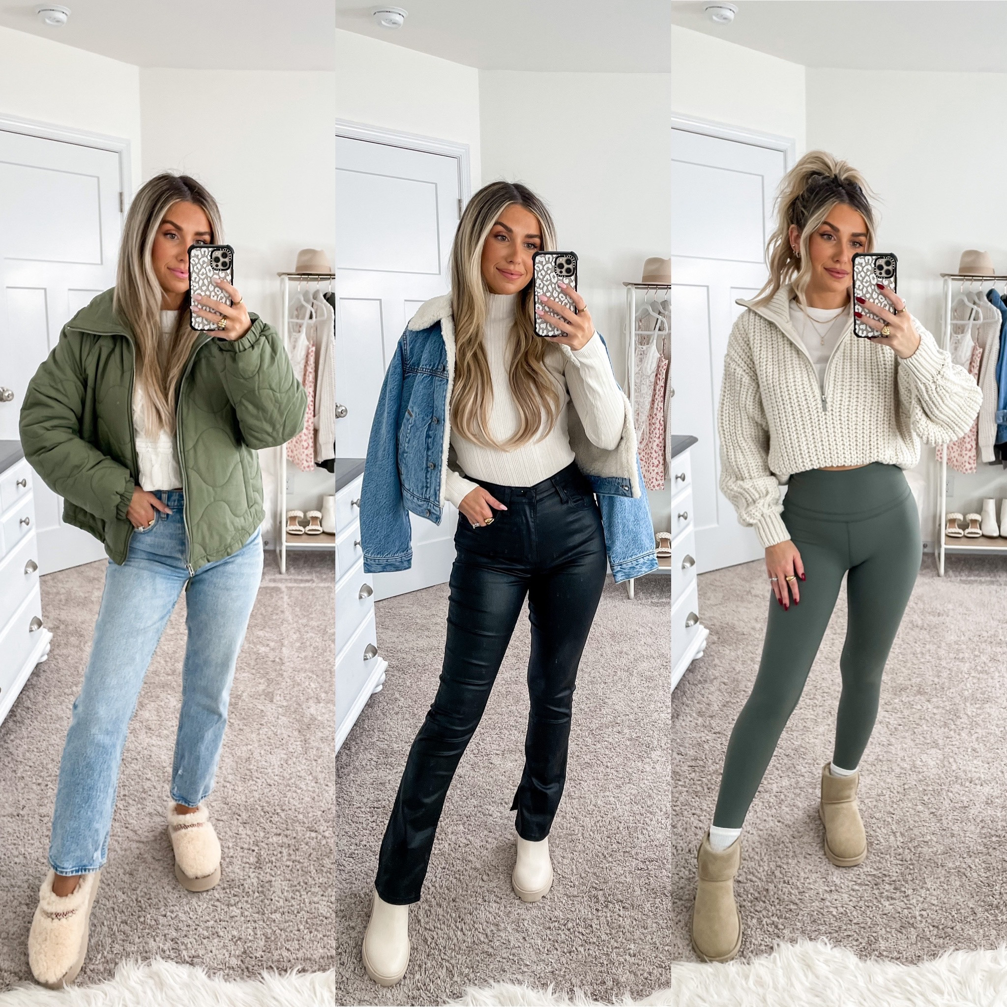 3 fall outfits I’ve been loving lately 🍂🫶🏼 

#LTKfindsunder100 #LTKfindsunder50 #LTKSeasonal