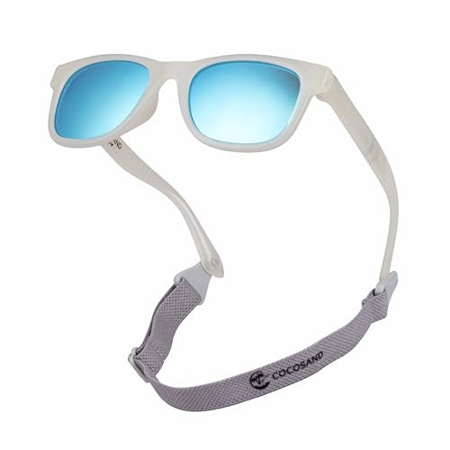 COCOSAND Flexible Baby Sunglasses with Strap Polarized UV Protection for Toddler Infant Newborn Boys Grils Age 0-24 Months | Amazon (US)