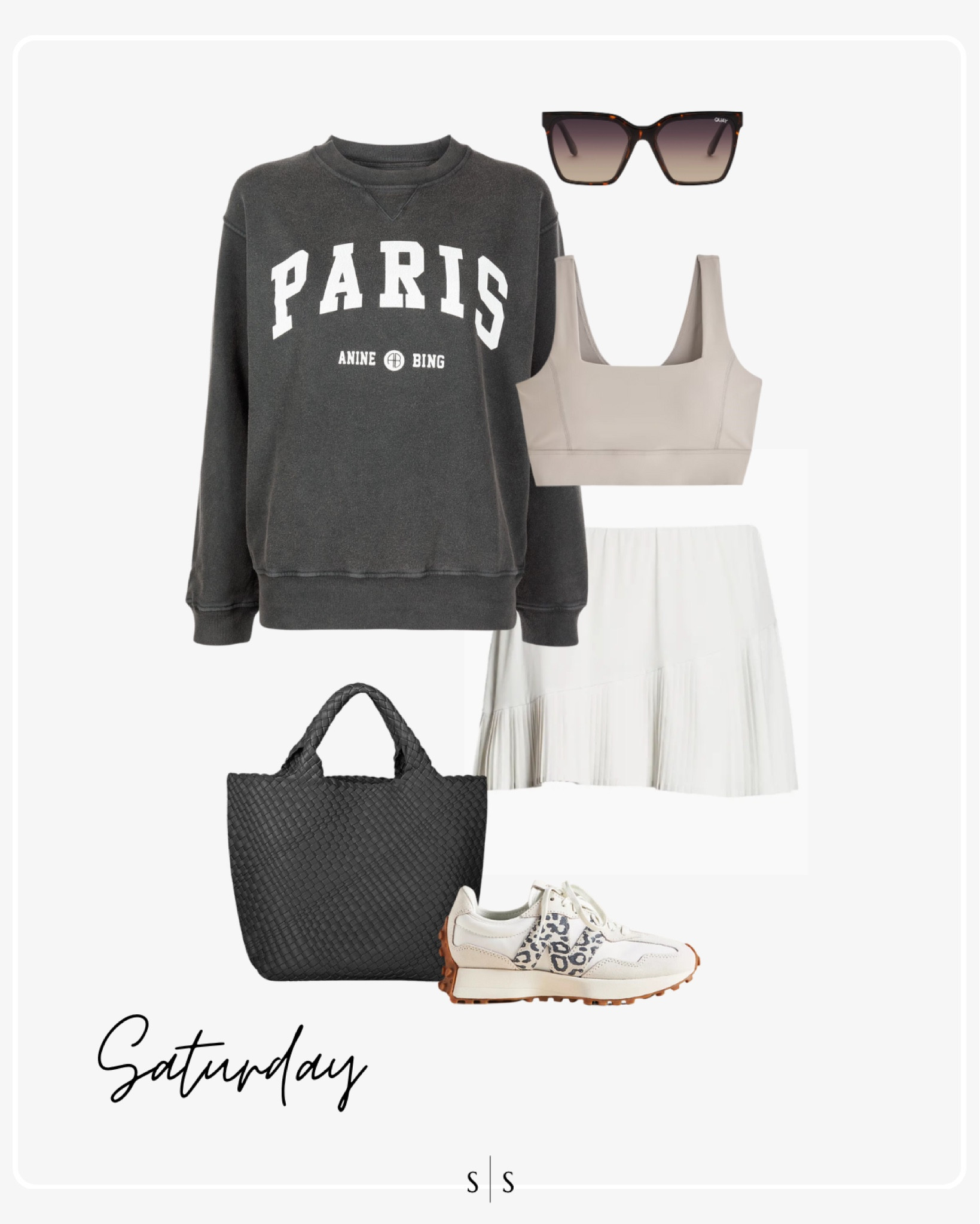 Style Guide of the Week | Transitional outfits to wear in between Summer and Fall

Graphic sweatshirt, sports bra, pleated skort, woven handbag tote, printed sneakers, sunglasses, athleisure, activewear 

Timeless style, outfit ideas, transitional style, warm weather style, Fall outfit, Summer outfits, closet basics, casual style, chic style, everyday outfit. See all details on thesarahstories.com ✨

#LTKfitness #LTKstyletip
