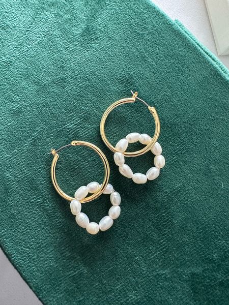 Obsessed with these new Nickel & Suede gold hoops with the pearl infinity charms added on! Use code keely_gilbert5 to get $15 off your purchase! 

#LTKsalealert #LTKfindsunder50 #LTKstyletip