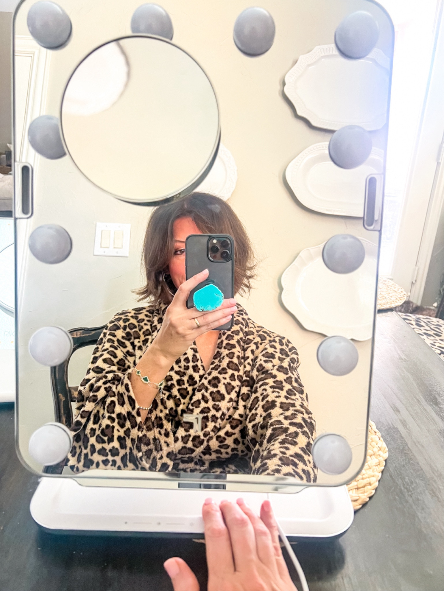 The best makeup mirror!  Sells out all the time.  Grab it for a Christmas gift.  My teen daughter wants this!  New customer code HELLO30 for $30 off.  @qvc #loveqvc #ad

#LTKBeauty #LTKHome