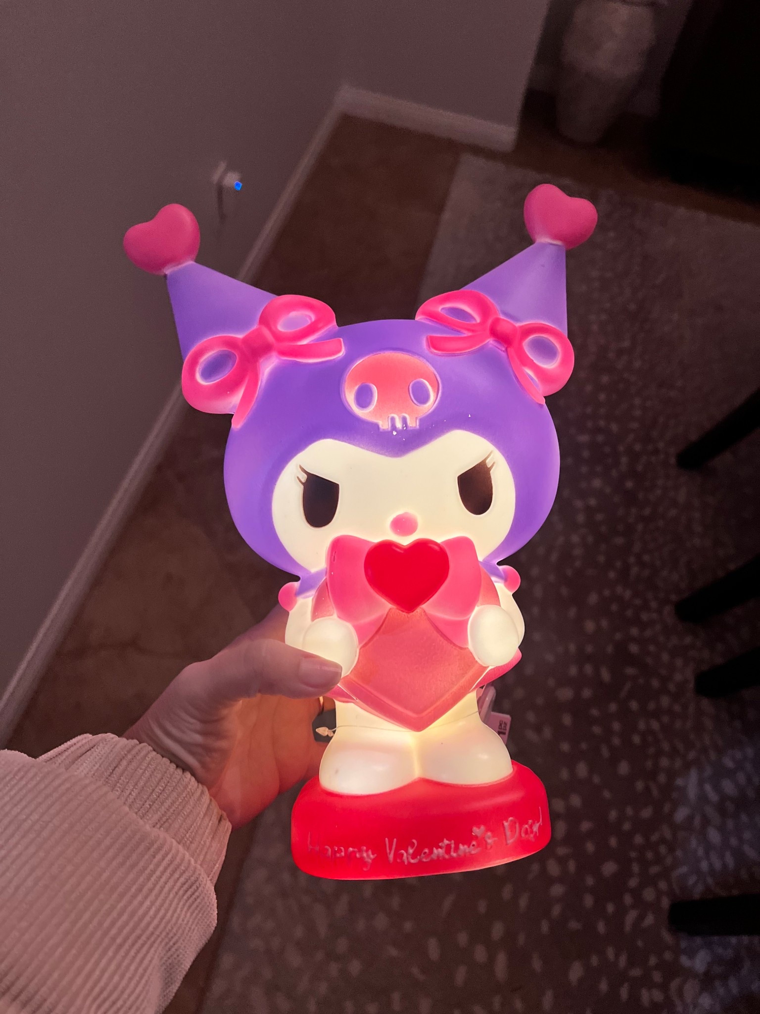 Hello Kitty Kuromi light up valentines blow mold! So cute!! 