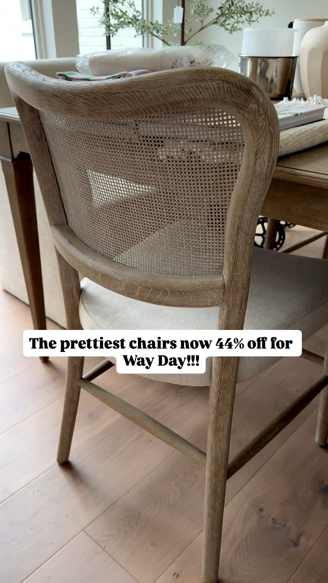 My dining room chairs are so gorgeous and on sale now for way day over 40% off! This is such a huge savings over $200 per chair!!!￼

#LTKSaleAlert #LTKHome