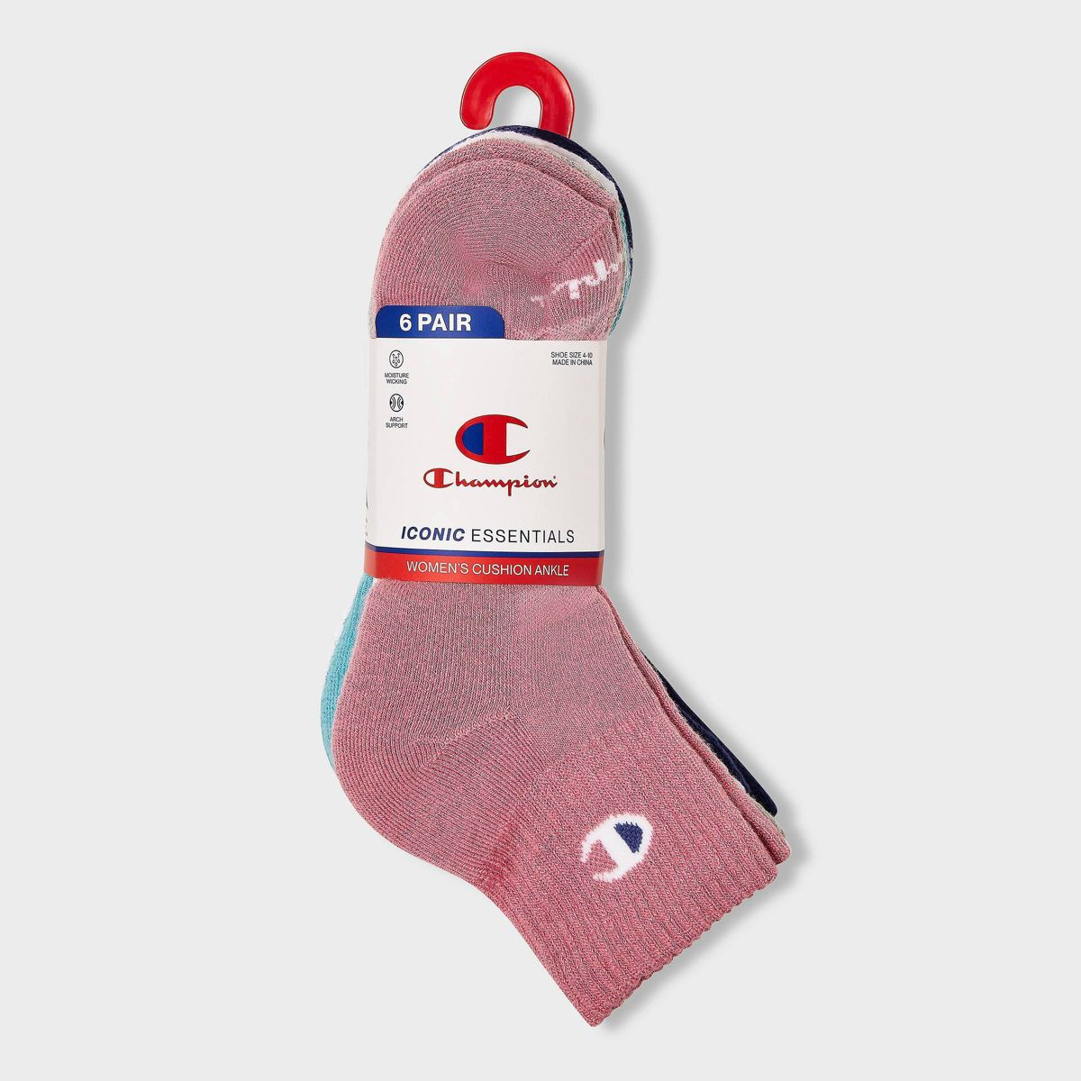 Champion Women's 6pk Quarter Crew Socks | Target