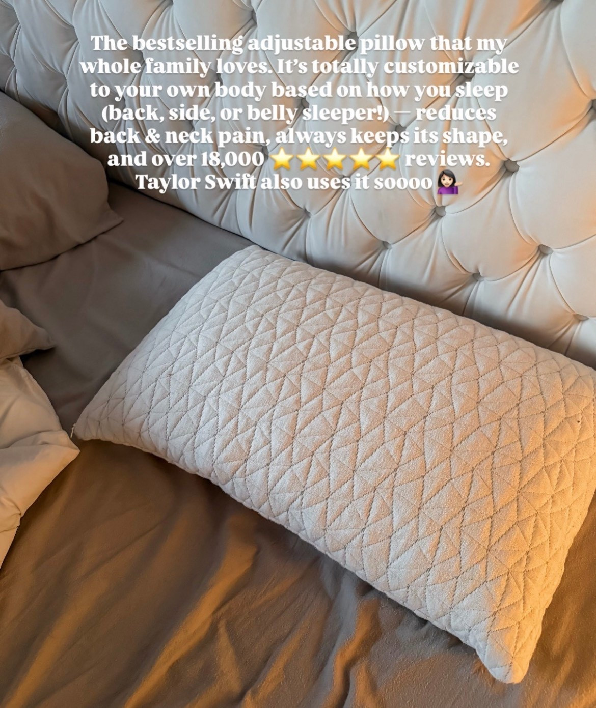 This bestselling pillow is one of my favorite finds of 2025! 

#LTKselfcare #LTKHome