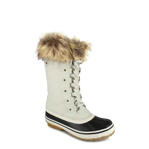 Portland Boot Company Women's Cairo 12" Faux Fur Trim Snow Boot - Walmart.com | Walmart (US)