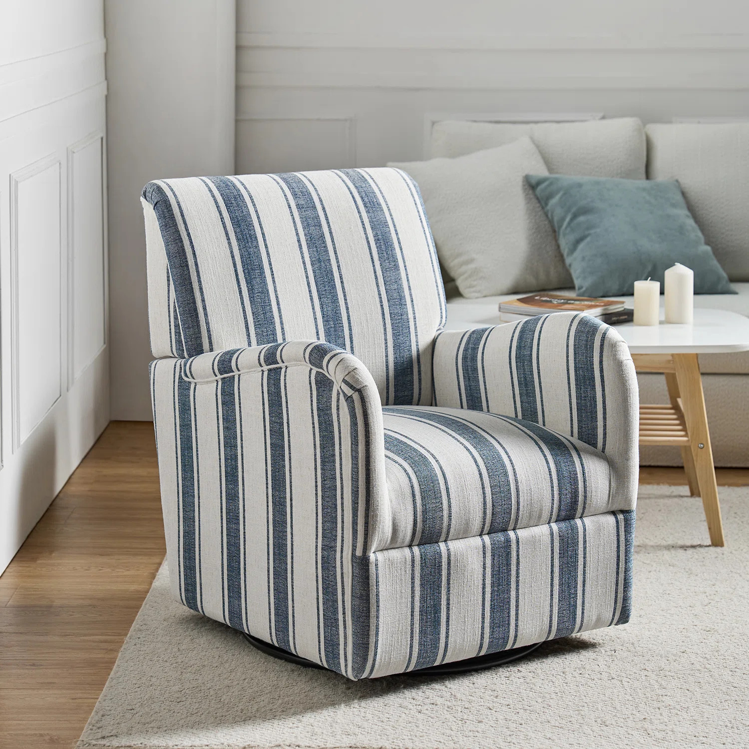 Arching 30.5'' Wide Swivel Armchair | Wayfair North America