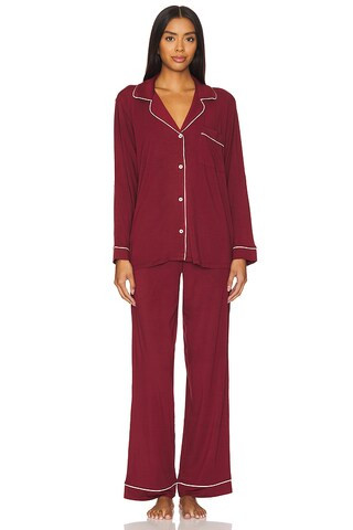 Gisele The Long PJ Set in Holly Red | Revolve Clothing (Global)