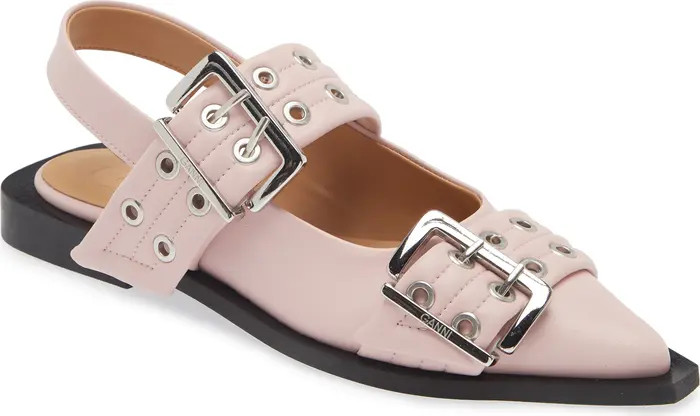 Slingback Pointed Toe Flat (Women) | Nordstrom