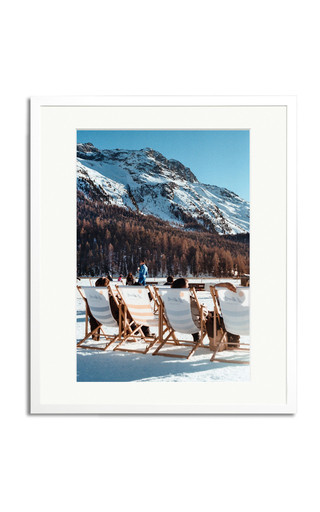 Sunbathers in Sankt Moritz Framed Photography Print | Moda Operandi (Global)