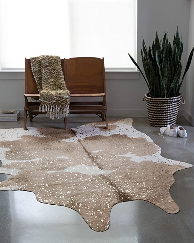 Loloi II Bryce Collection BZ-06 Taupe / Champagne, Contemporary 5' x 6'-6" Area Rug | Amazon (US)