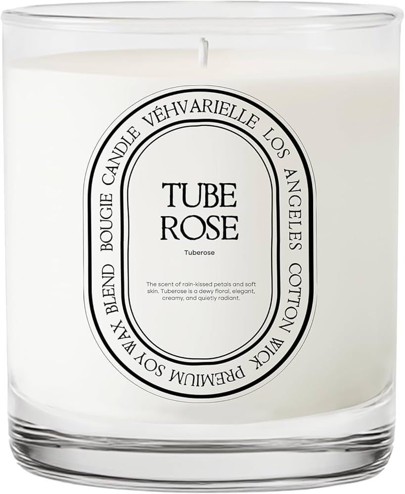 Tuberose Luxury Scented Candle 8oz | Perfect Holiday & Christmas Gift for Women & Men | Hand-Pour... | Amazon (US)