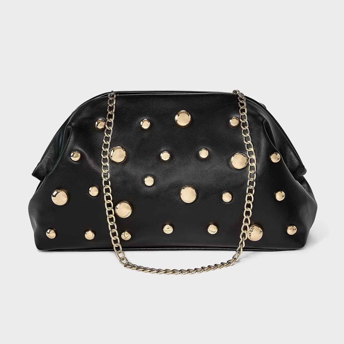 Studded Oversized Clutch - A New Day™ Brown | Target