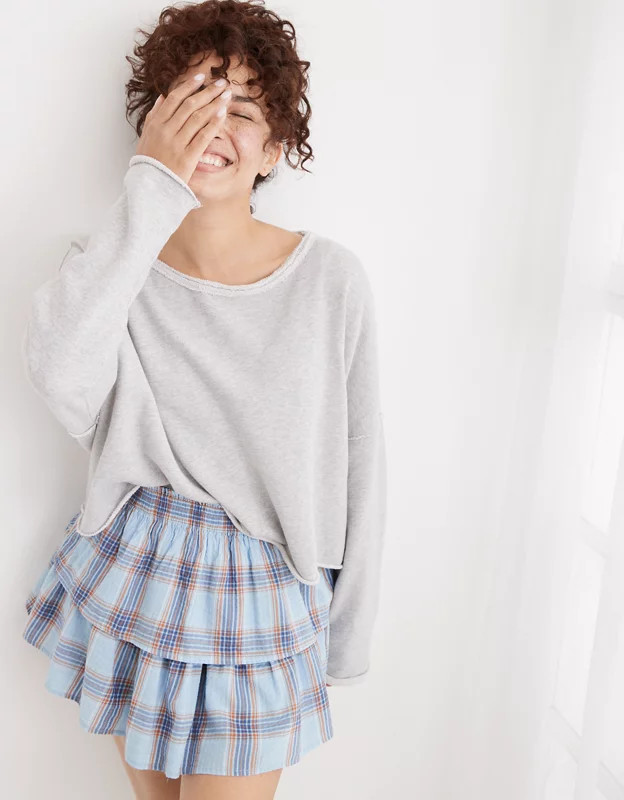 Aerie Weekend Pretty Back Sweatshirt | American Eagle Outfitters (US & CA)