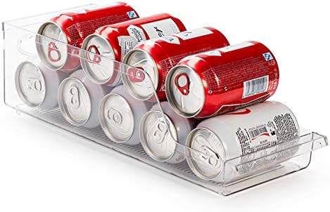 Ettori Soda Can Organizer for Refrigerator Plastic Pantry Organization and Storage for Kitchen,Co... | Amazon (US)