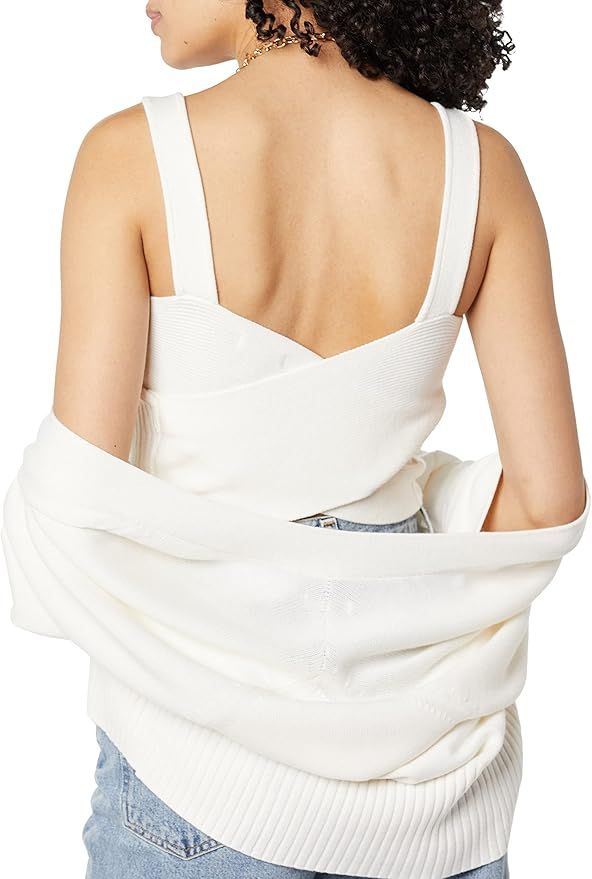 Daily Ritual Women's Ultra-Soft Cardigan and Crop Top Sweater Set | Amazon (US)