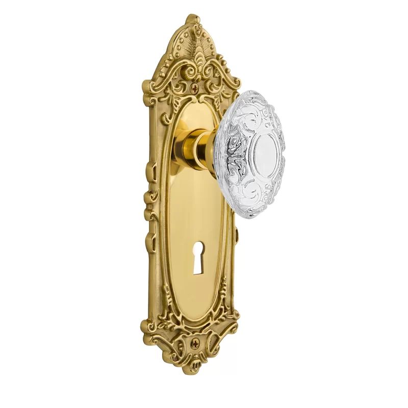 Victorian Crystal Single Dummy Door Knob | Wayfair North America