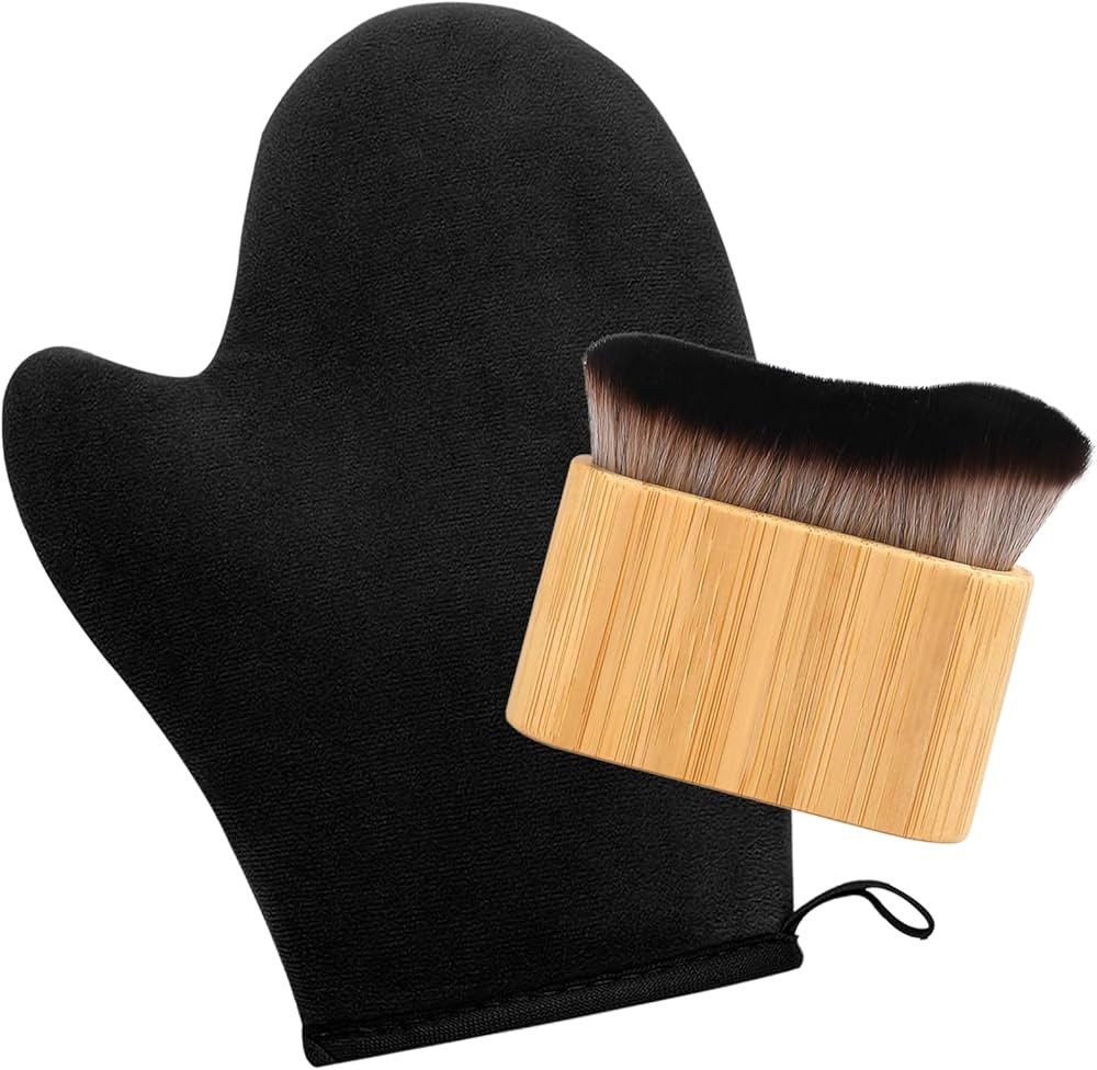 Self Tanning Mitt Self Tanner Mitt Tanning Glove Self Tan Mitt And Brush Self Tanner Brush Self T... | Amazon (US)
