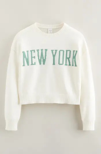 Nordstrom Kids' Intarsia Crewneck Sweater | Nordstrom | Nordstrom