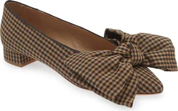 Noa Bow Pointed Toe Block Heel Pump (Women) | Nordstrom