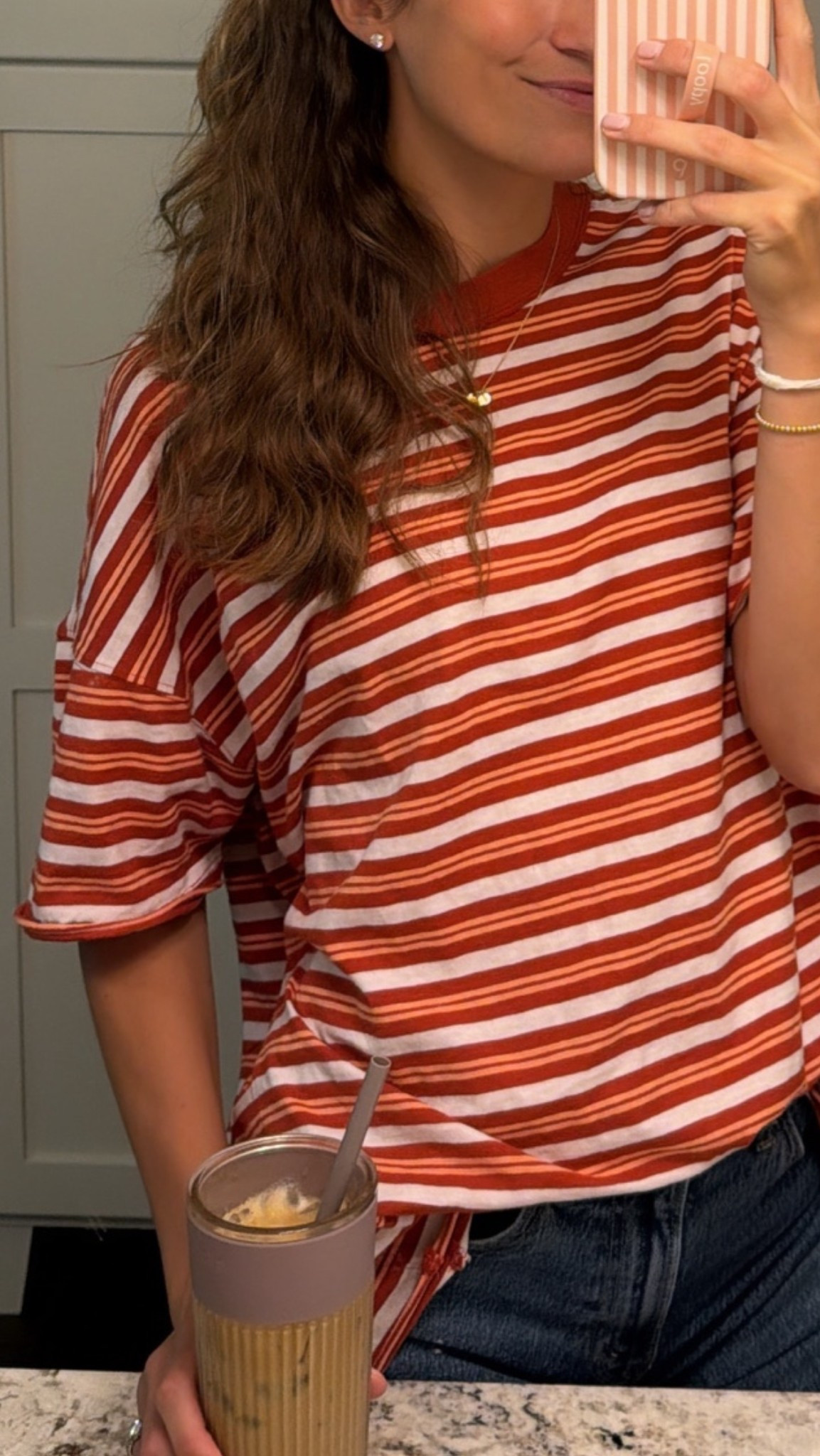 Striped oversized tee 🍊🍒

Aerie style// mom ootd/ mom clothes

#LTKootd #LTKmomlife #LTKgrwm