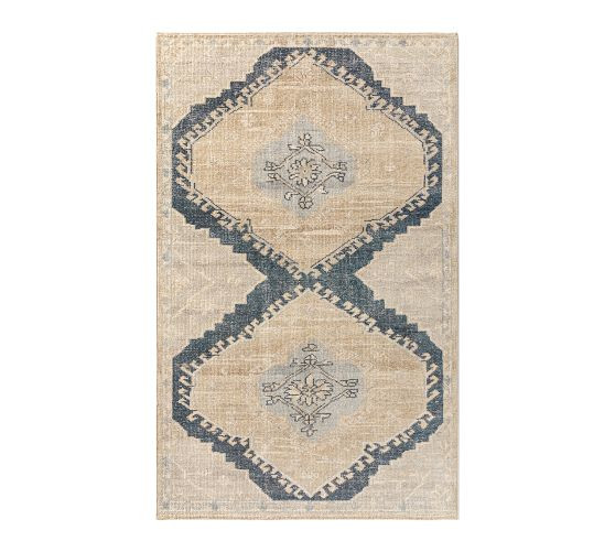 Demitria Hand-Knotted Wool Rug | Pottery Barn (US)