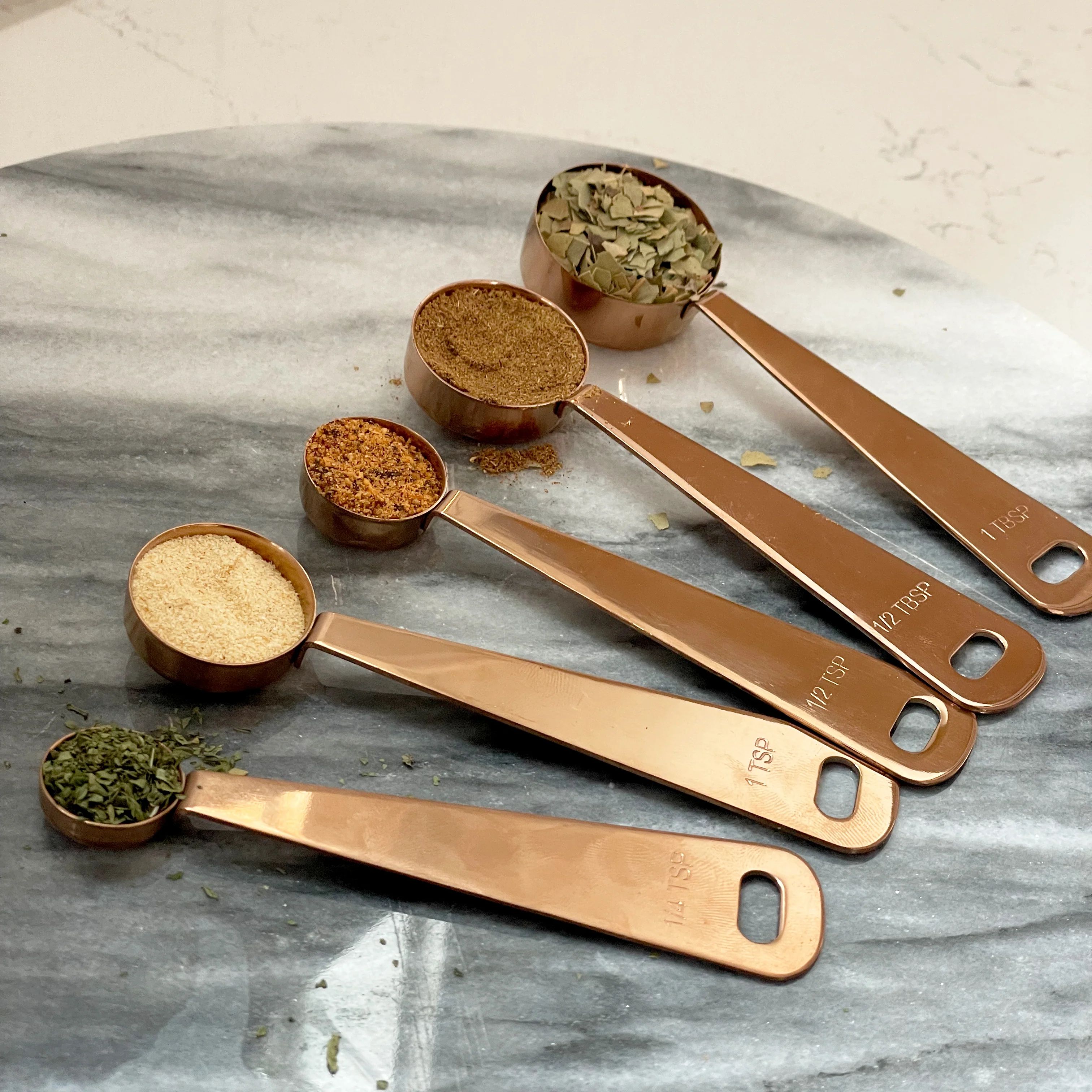 Set of 5 Stainless Steel Measuring Spoons | Uncommon James Home | Uncommon James
