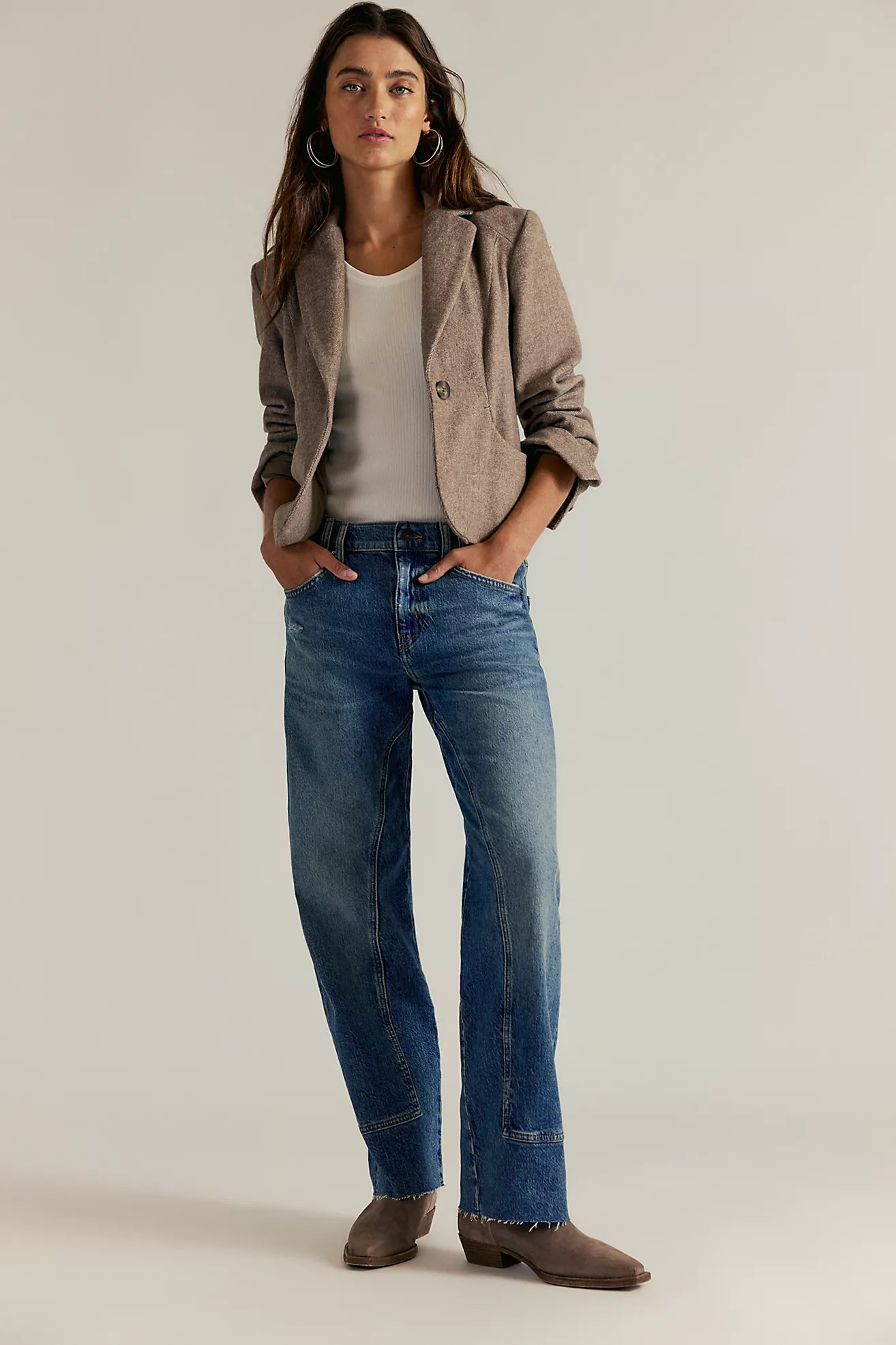 We The Free Risk Taker Mid-Rise Jeans | Free People (Global - UK&FR Excluded)