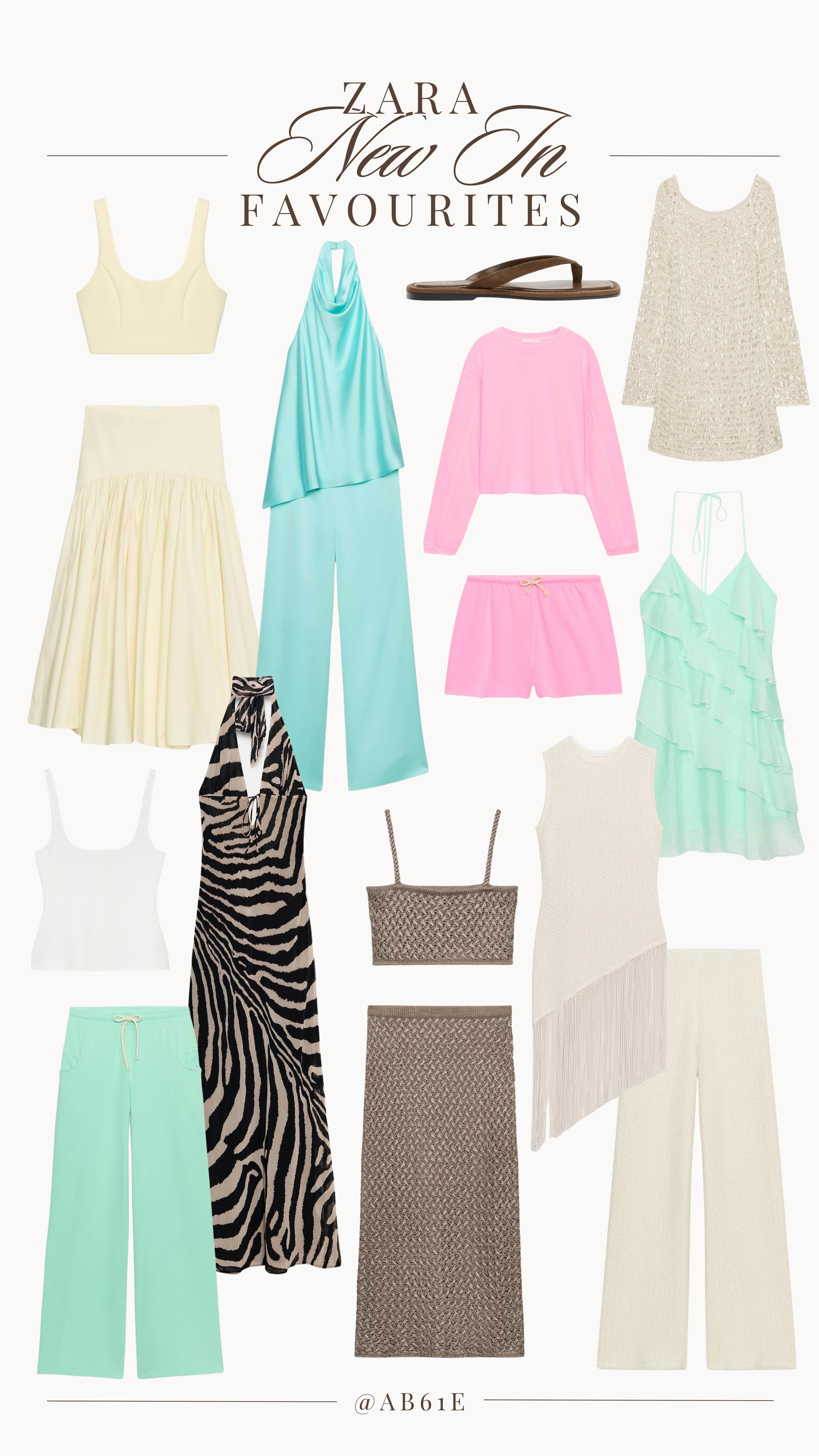 Zara new in favourites 🩵✨

aqua blue, turquoise, maxi dress, midi dress, date night, summer co ord, fringe top, midi skirt, athleisure, joggers 

 #LTKuk #LTKsummer #LTKdresses