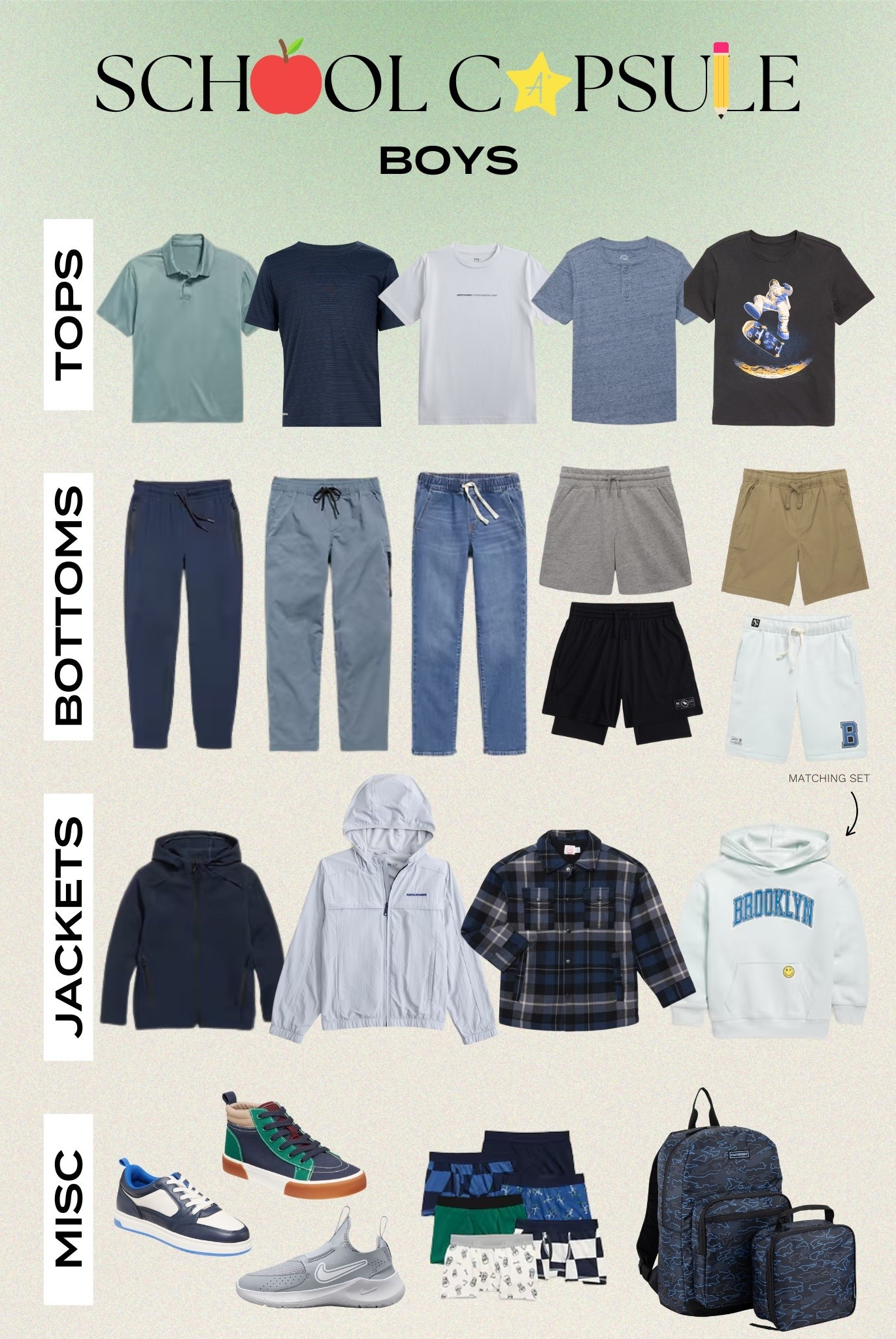 School capsule for boys! 📚✏️

#LTKFindsUnder50 #LTKStyleTip #LTKKids