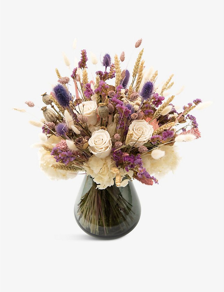 YOUR LONDON FLORIST Exclusive Can’t Help Falling in Love dried arrangement with vase | Selfridges