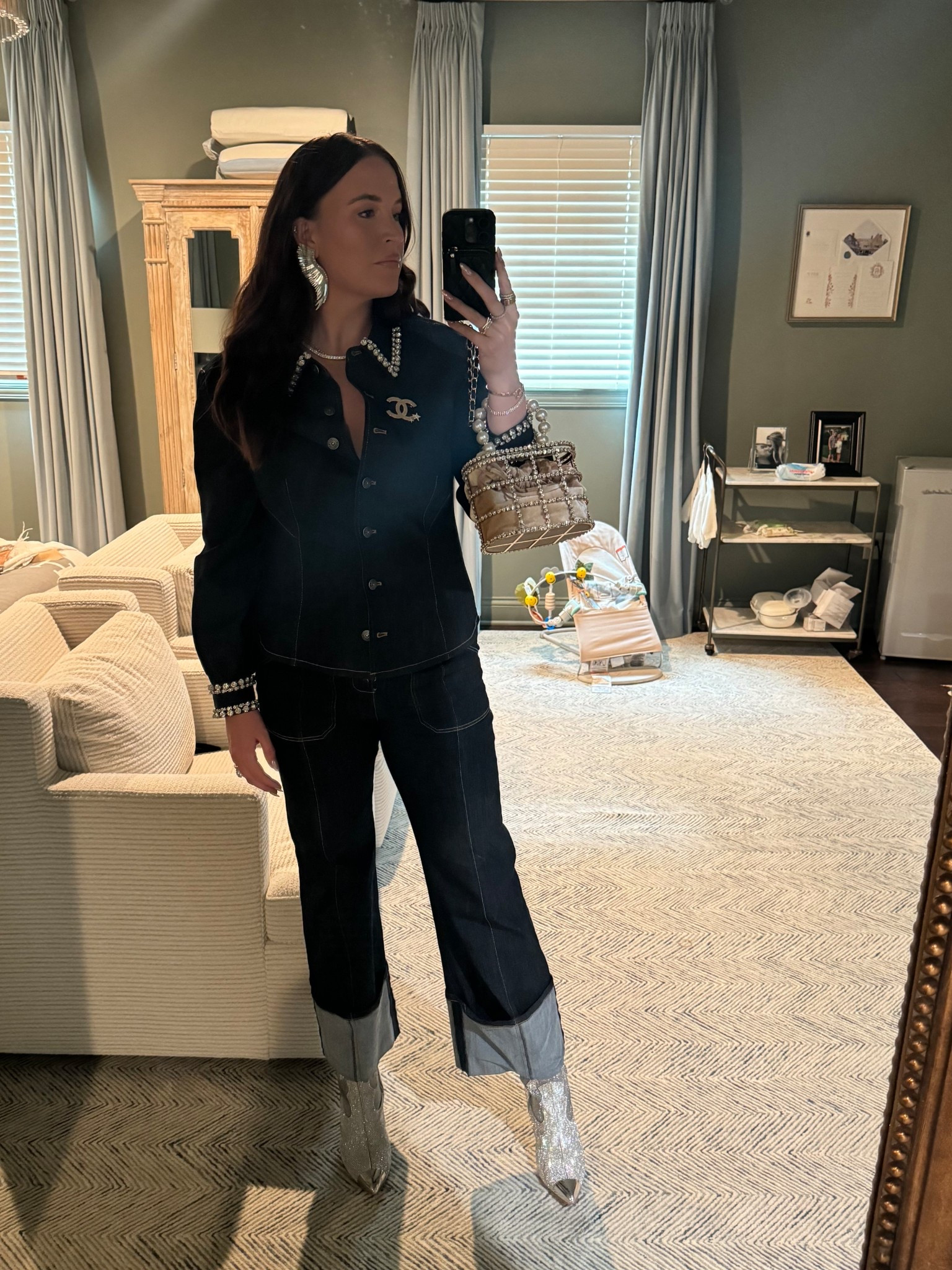 When the theme calls for denim
And Diamonds 