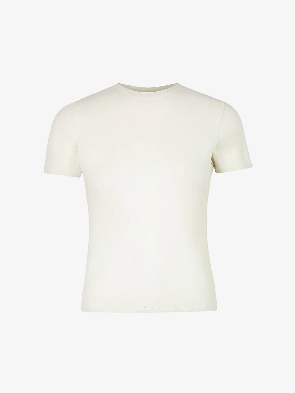 Round-neck cotton-jersey T-shirt | Selfridges