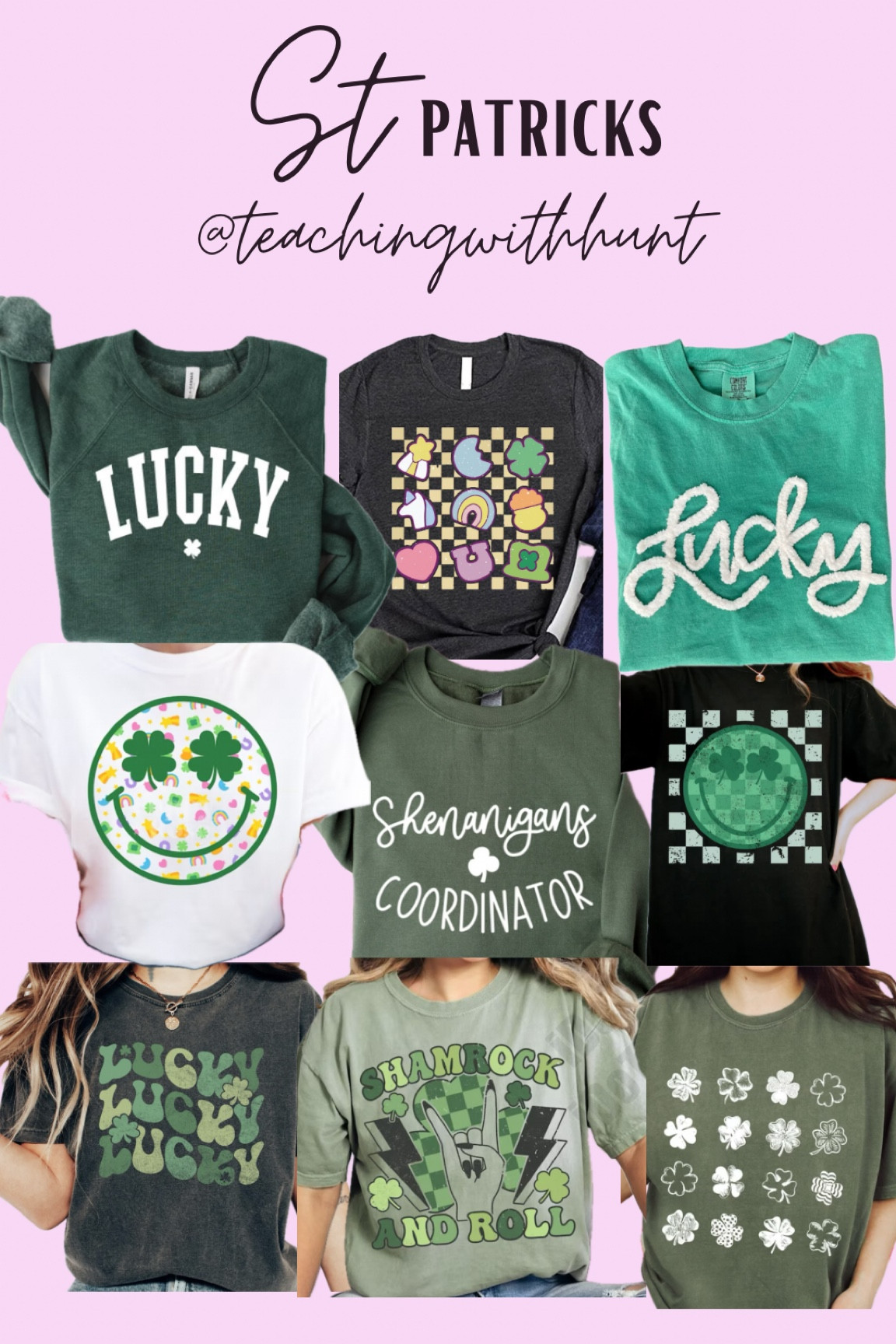 St. Patrick’s day tees from Etsy // I shopped and found only the CUTEST to link! 

Spring
Etsy
Tee
Crew
St Patrick’s day
Green
Teacher


#LTKSpringSale #LTKSeasonal #LTKMostLoved