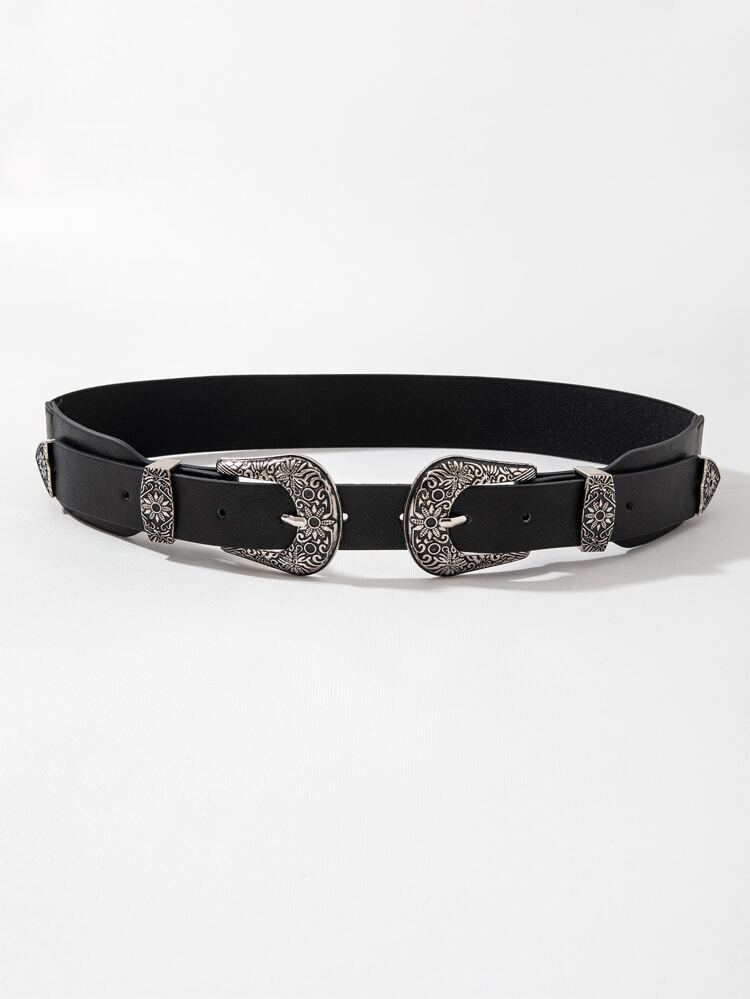 Double Buckle Belt | SHEIN