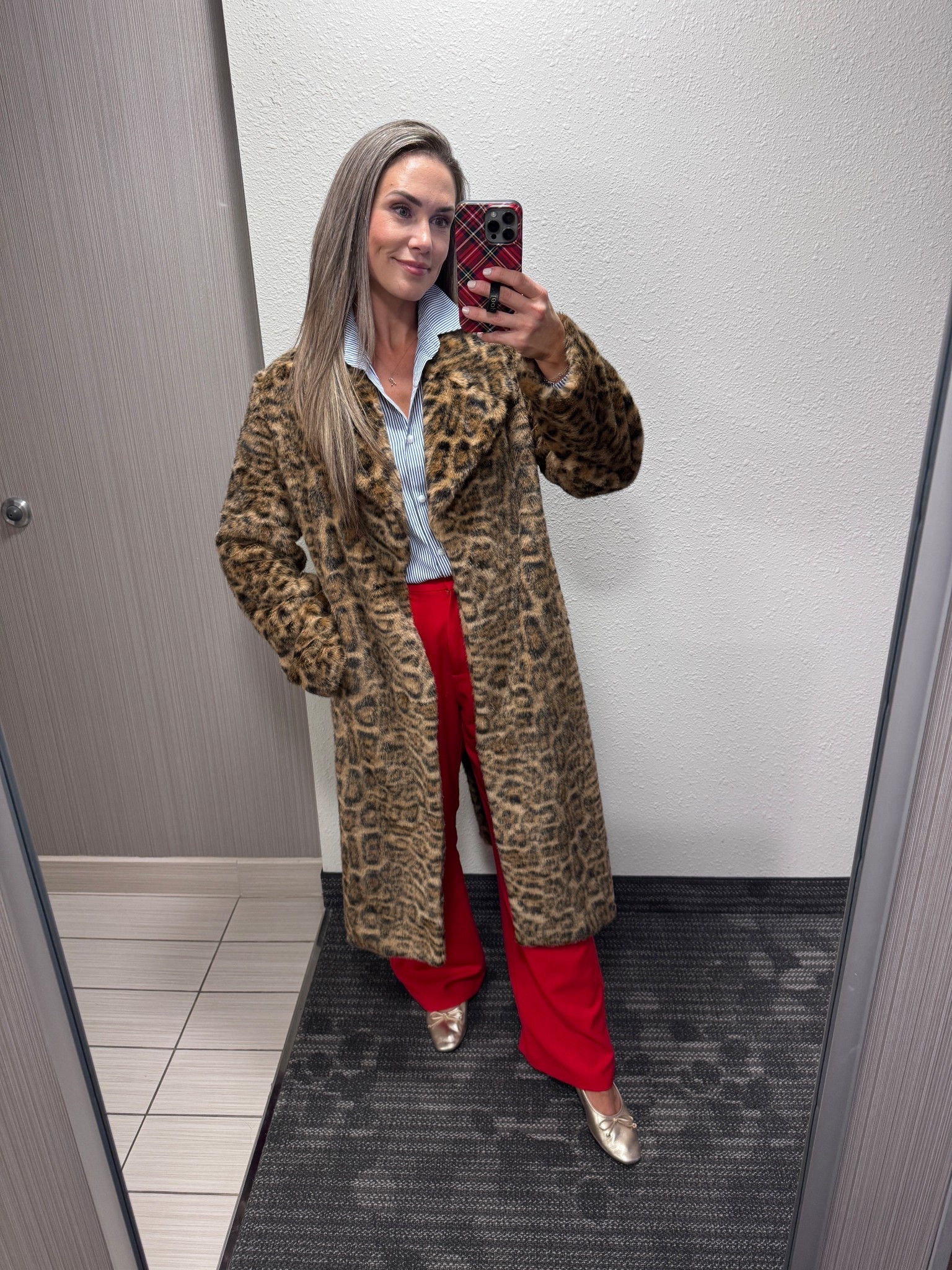 Workwear in my fav print 

OOTD. Black Friday. Sale finds. Winter wear. fur coat. 

#LTKootd #LTKCyberWeek #LTKHoliday