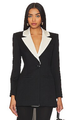 Alice + Olivia Silvie Strong Shldr Blazer from Revolve.com | Revolve Clothing (Global)