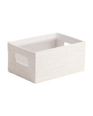 Small Textured Shelf Basket | TJ Maxx